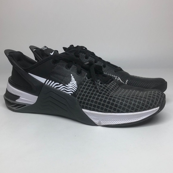 Nike Metcon 8 FlyEase Black White DO9388-001 Men's Size 7.5 USED - Picture 2 of 8